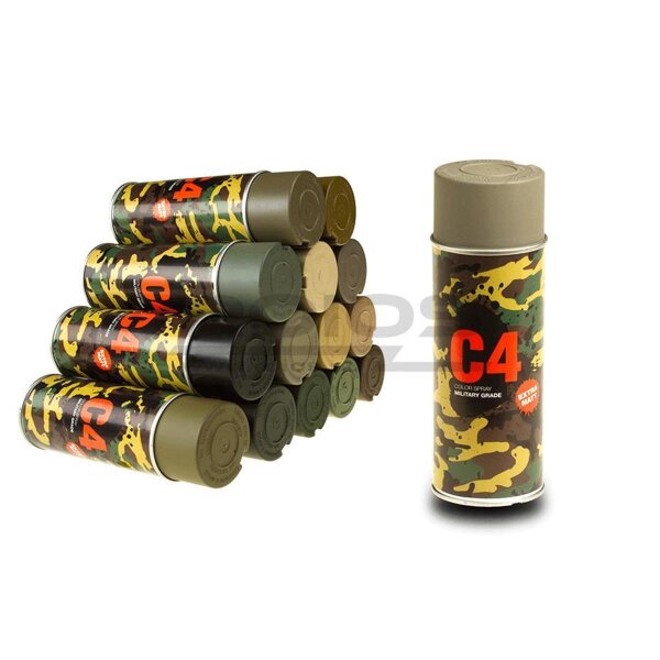 C4 Farbspray Mil Grade Color Spray - FDE Flat Dark Earth