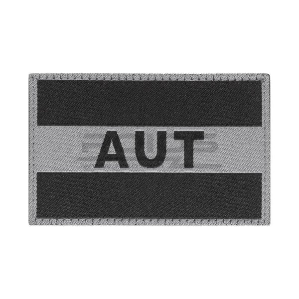 Austria Flag Patch - Österreich Flagge - Schwarz