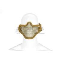 Halbmaske Stahlnetz - Steel Half Face Mask - Tan