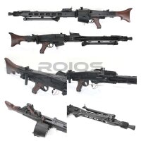 S&T MG42 Vollmetall AS 6mm AEG Echtholz - UNIKAT - Spezialmodifikation mit Originalteilen